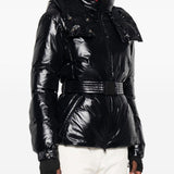 Bomber con cappuccio in nero Perfect moment - donna 