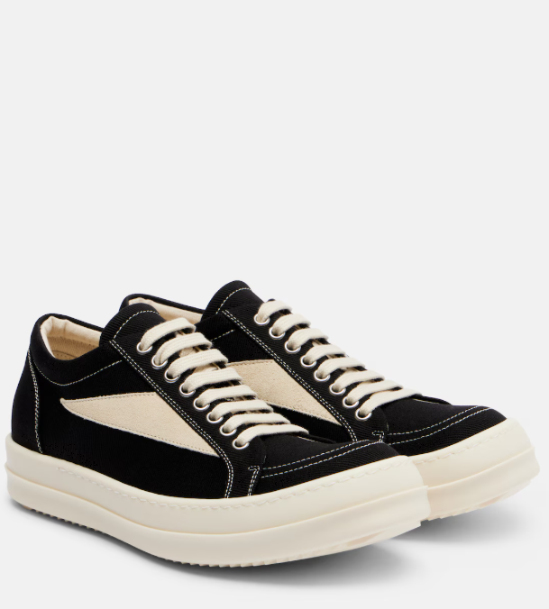 Sneakers basse vintage in nero Rick Owens Drkshdw - uomo<BR/> 