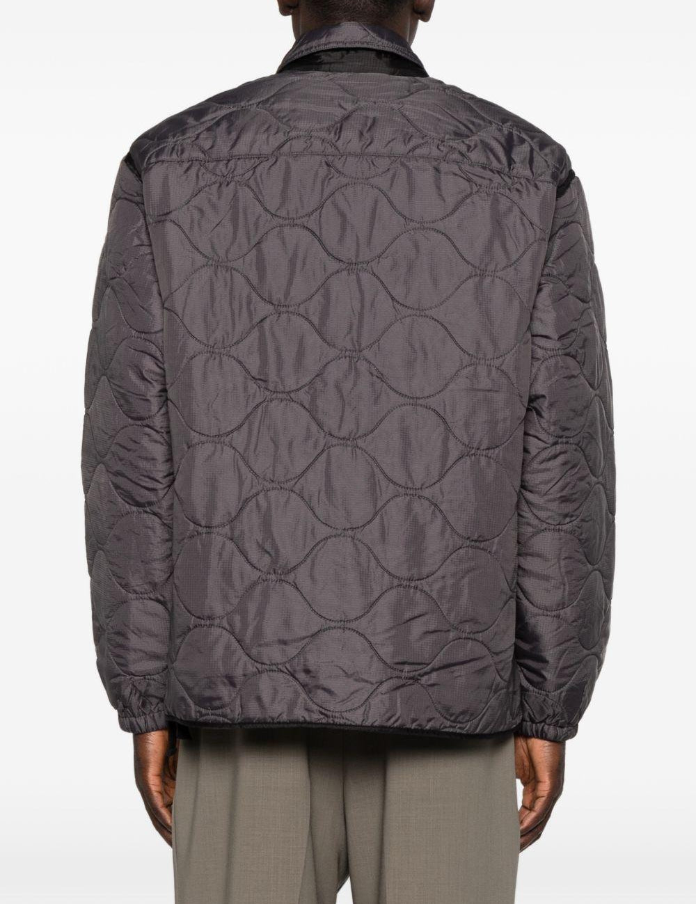 Giacca trapuntata in nero Oamc peacemaker - uomo 