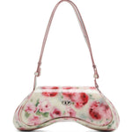 Borsa a spalla a fiori in bianco Diesel - donna 