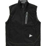 Gilet imbottito alpha in nero And wander - uomo 