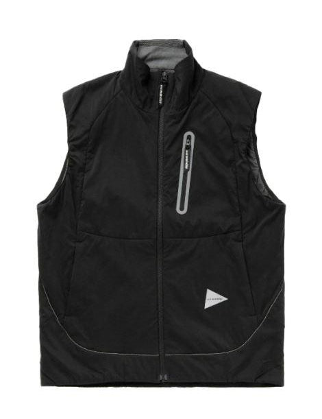 Gilet imbottito alpha in nero And wander - uomo 