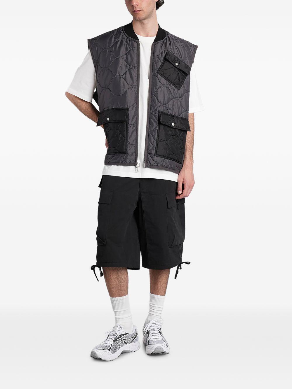 Pantaloncini cargo con coulisse in nero Oamc peacemaker - uomo 