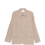 Giacca con effetto stropicciato in beige GONGDID DESIGN - uomo 
