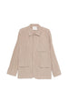 Giacca con effetto stropicciato in beige GONGDID DESIGN - uomo