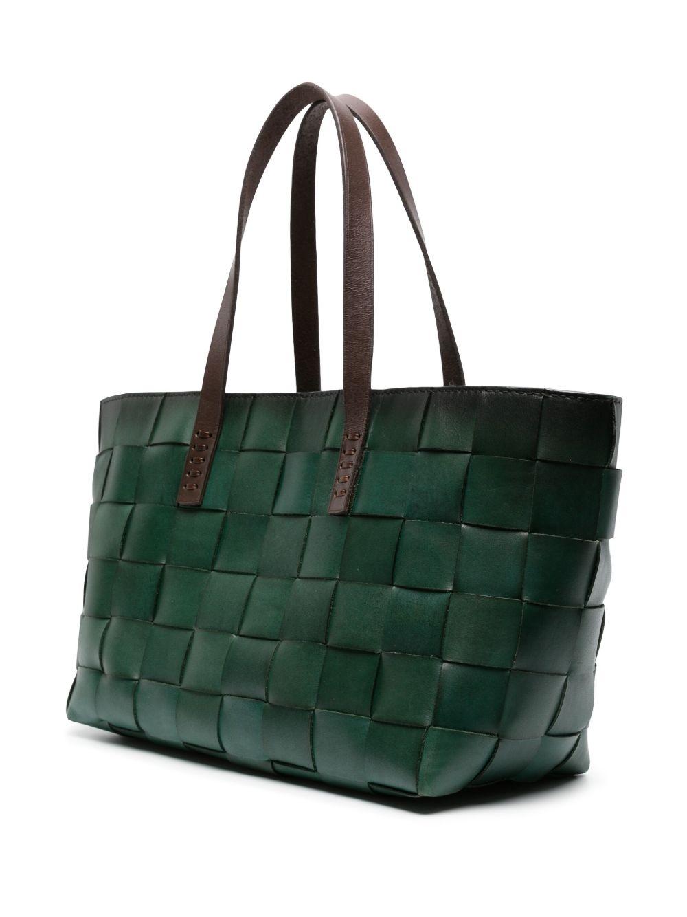 Borsa tote Japan in verde Dragon diffusion - donna 