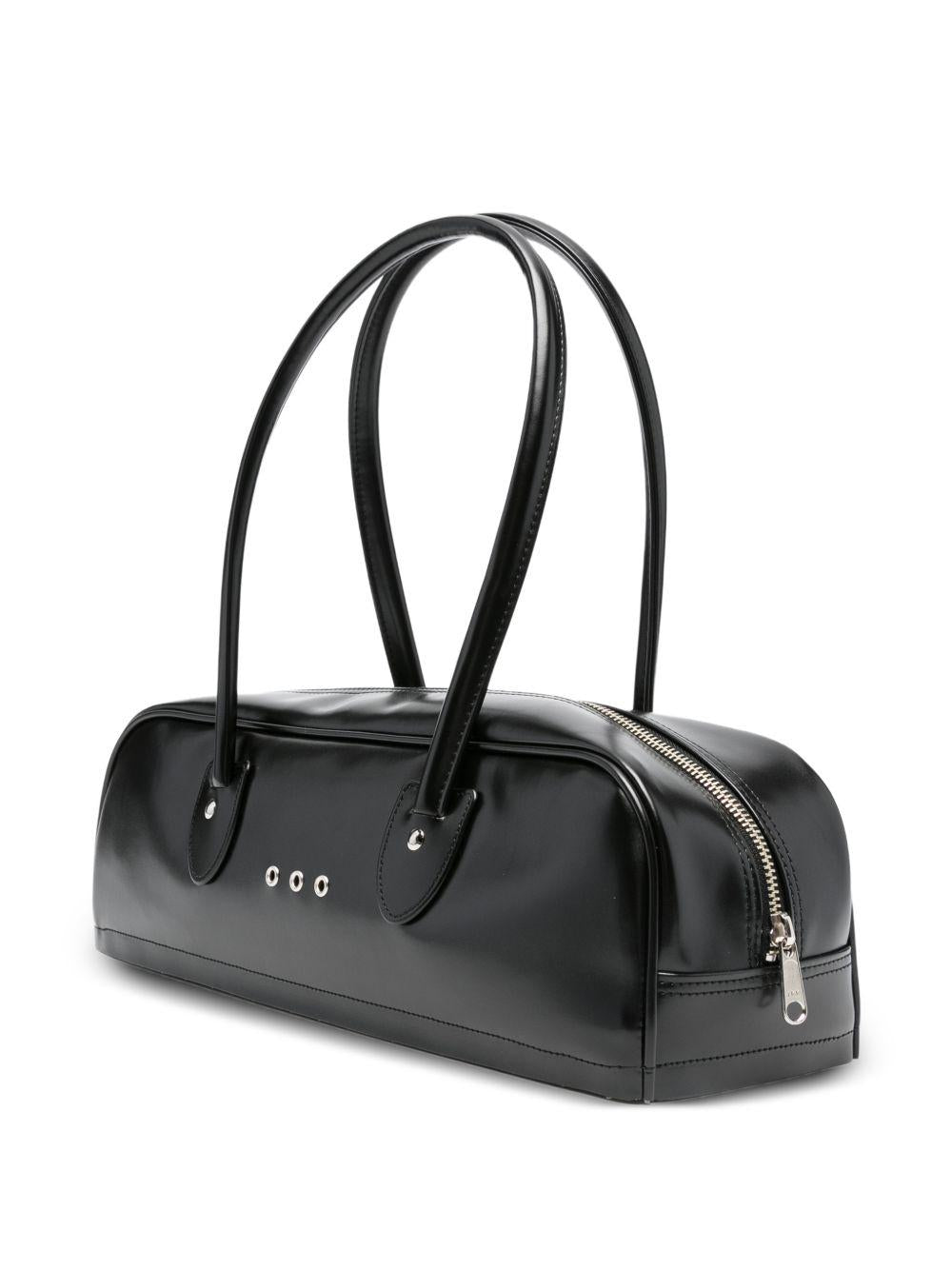 Borsa a spalla in pelle sintetica nero Comme Des Garçons - donna 