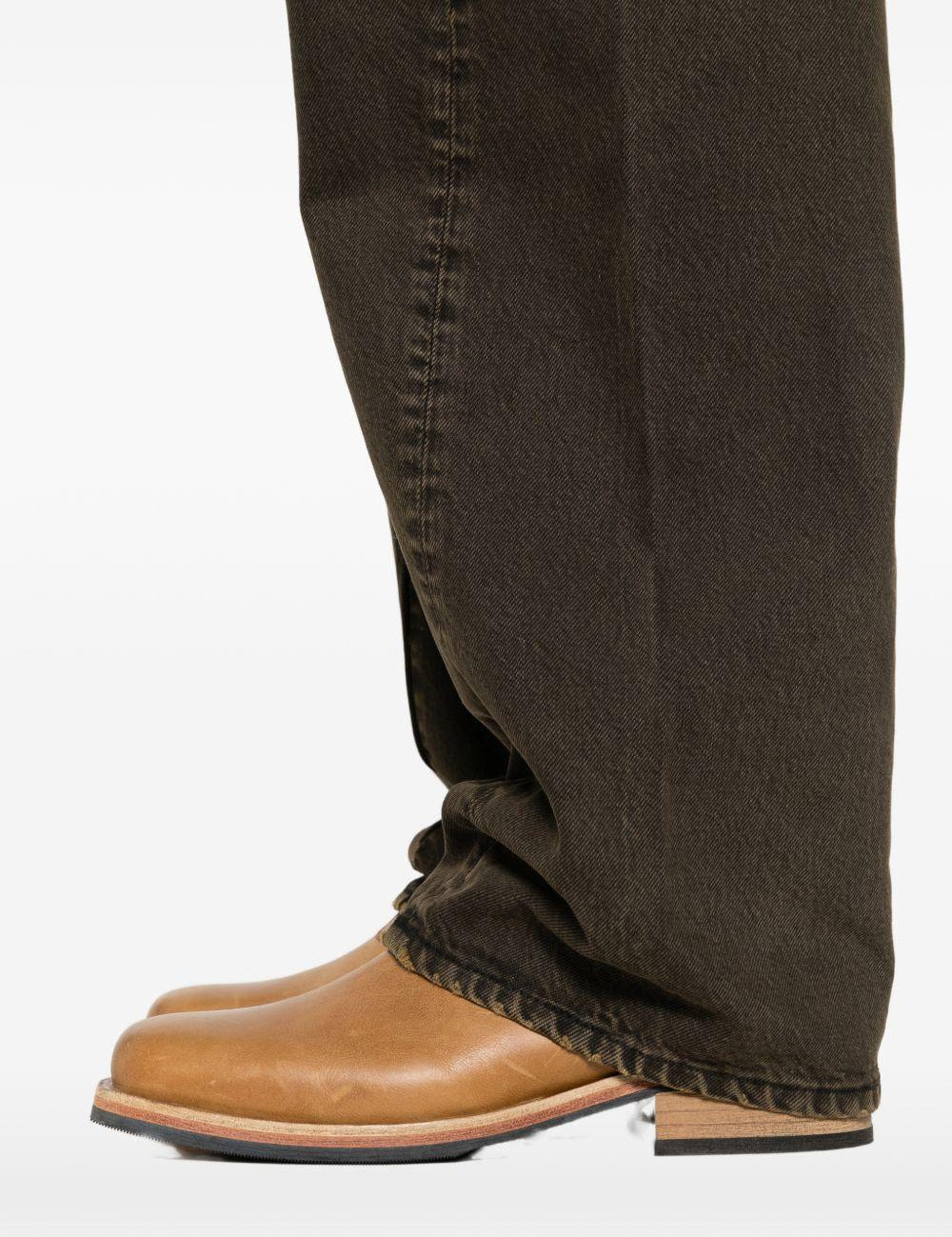 Jeans Wide Twist in nero Sunflower - uomo 