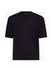 T-shirt a manica corta in nero Laneus - uomo