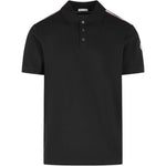 Polo con logo in nero Moncler - uomo 