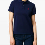 Polo Ami de Coeur in blu 