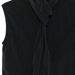 Top con dettaglio a foulard in nero Alberta ferretti - donna 
