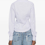 Camicia Drunken a righe in azzurro Vivienne westwood - donna 