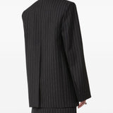 Giacca a righe divina in nero Maxmara sportmax - donna 