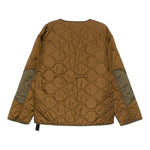Giacca trapuntata con zip in marrone Oamc Peacemaker - uomo 