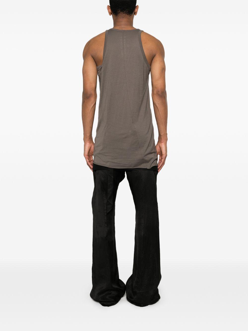 Canotta in cotone in grigio Rick owens drkshdw - uomo 