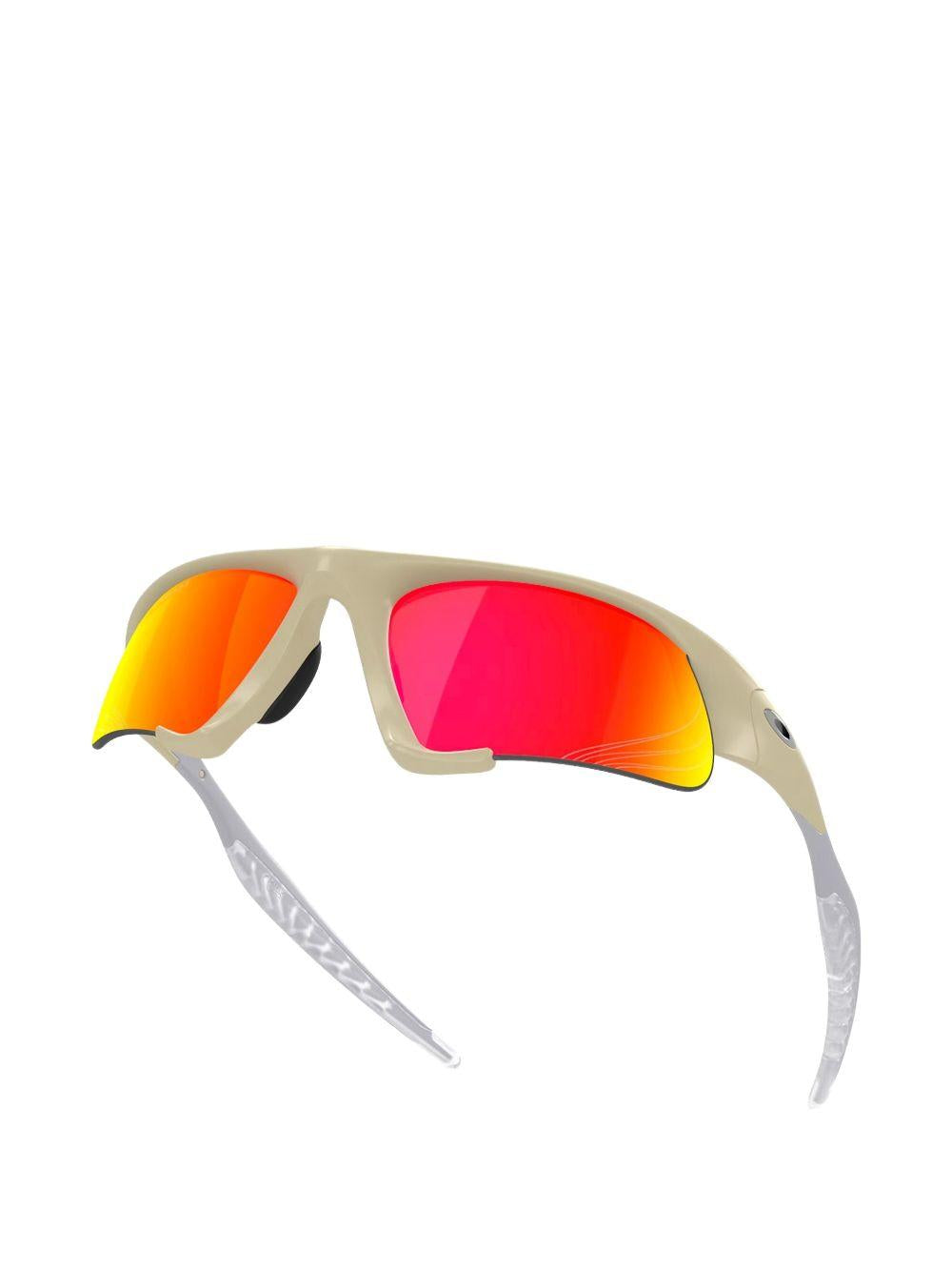 Occhiali da sole suture jacket in bianco Oakley - unisex 