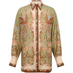 Camicia Indra con stampa floreale multicolore 