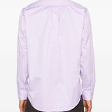Camicia a maniche lunghe con ricamo in rosa Drole de monsieur - uomo 
