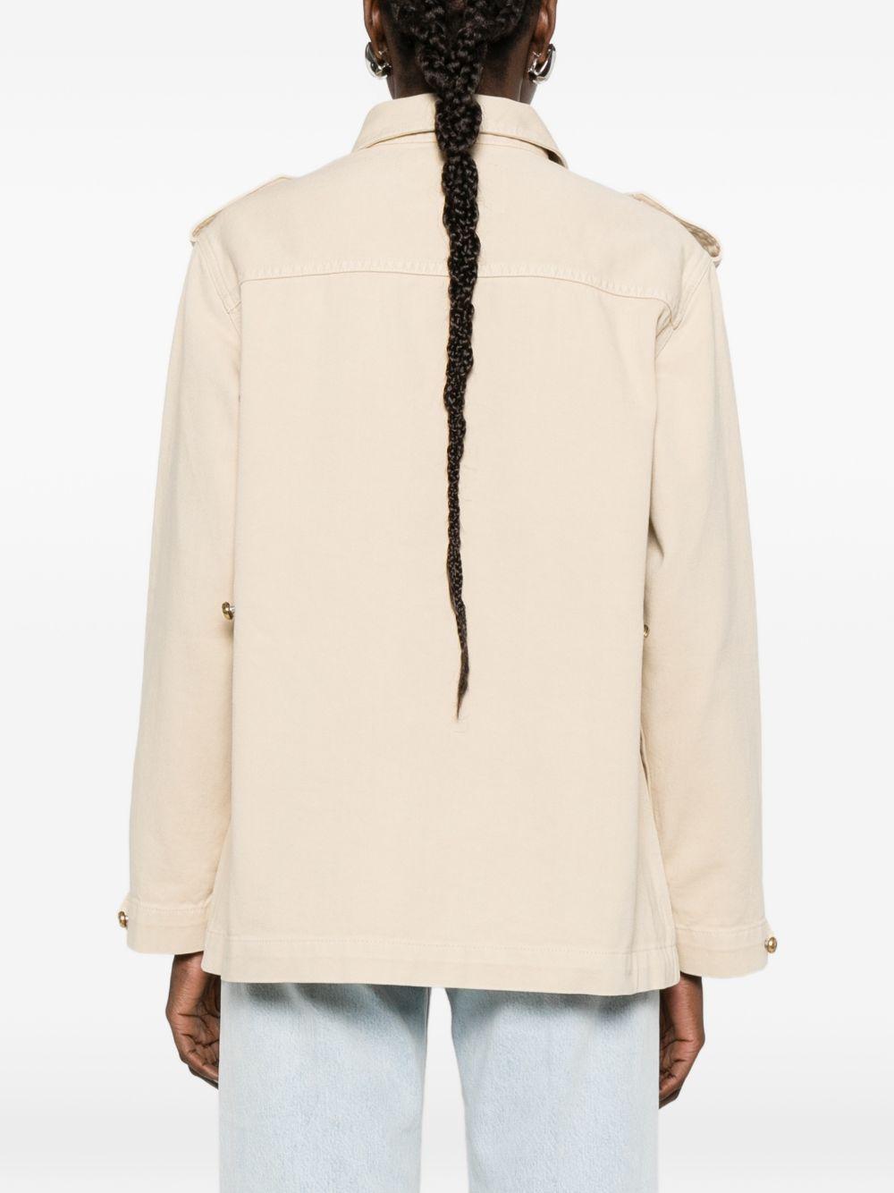 Giacca sahariana in denim beige BLAZÉ MILANO - donna 