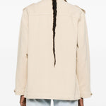 Giacca sahariana in denim beige BLAZÉ MILANO - donna 