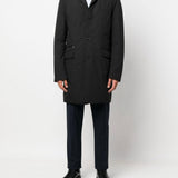 Cappotto Redon-SKT con cappuccio in nero MOORER - uomo 