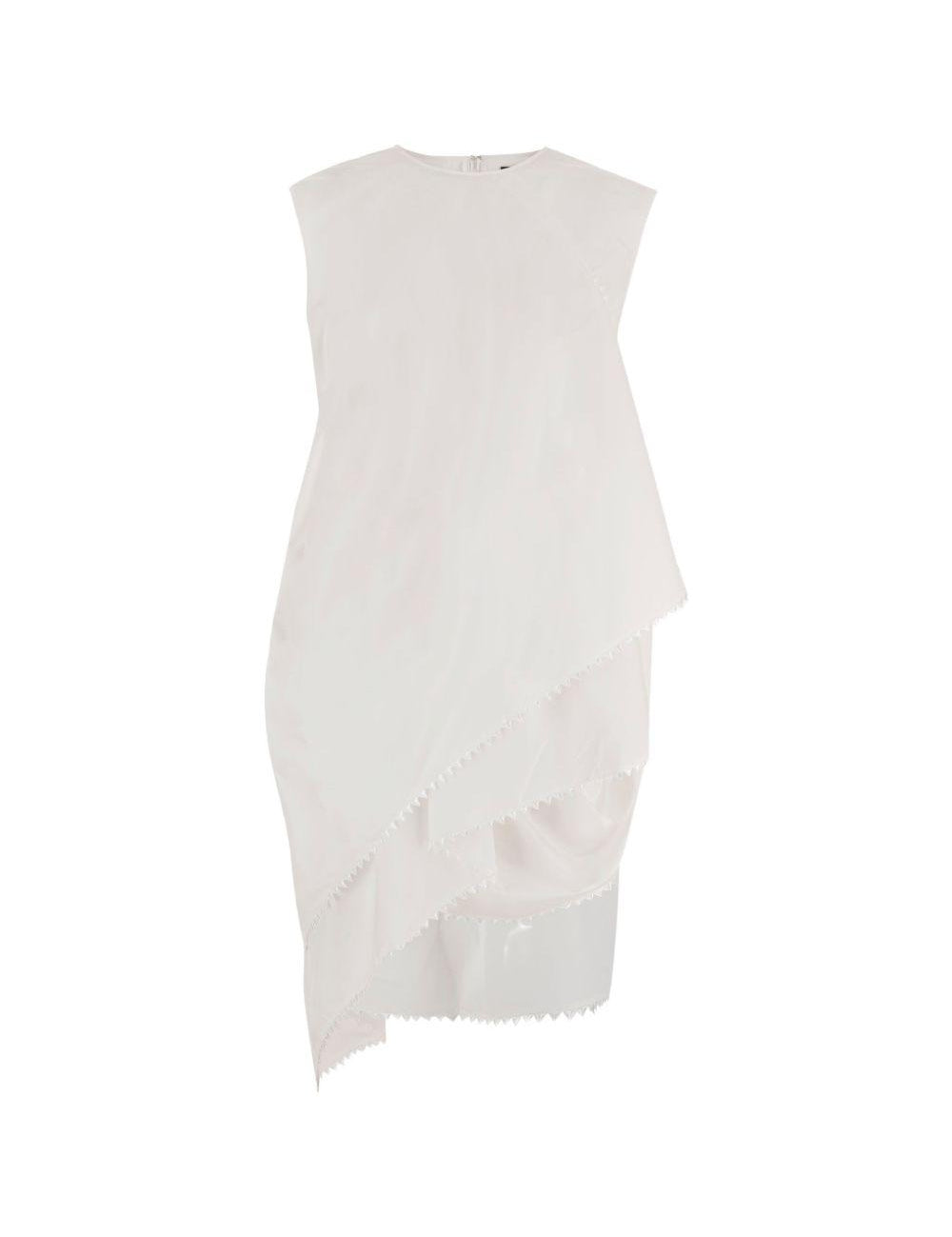 Abito la robe traversin courte in bianco Jacquemus - donna 