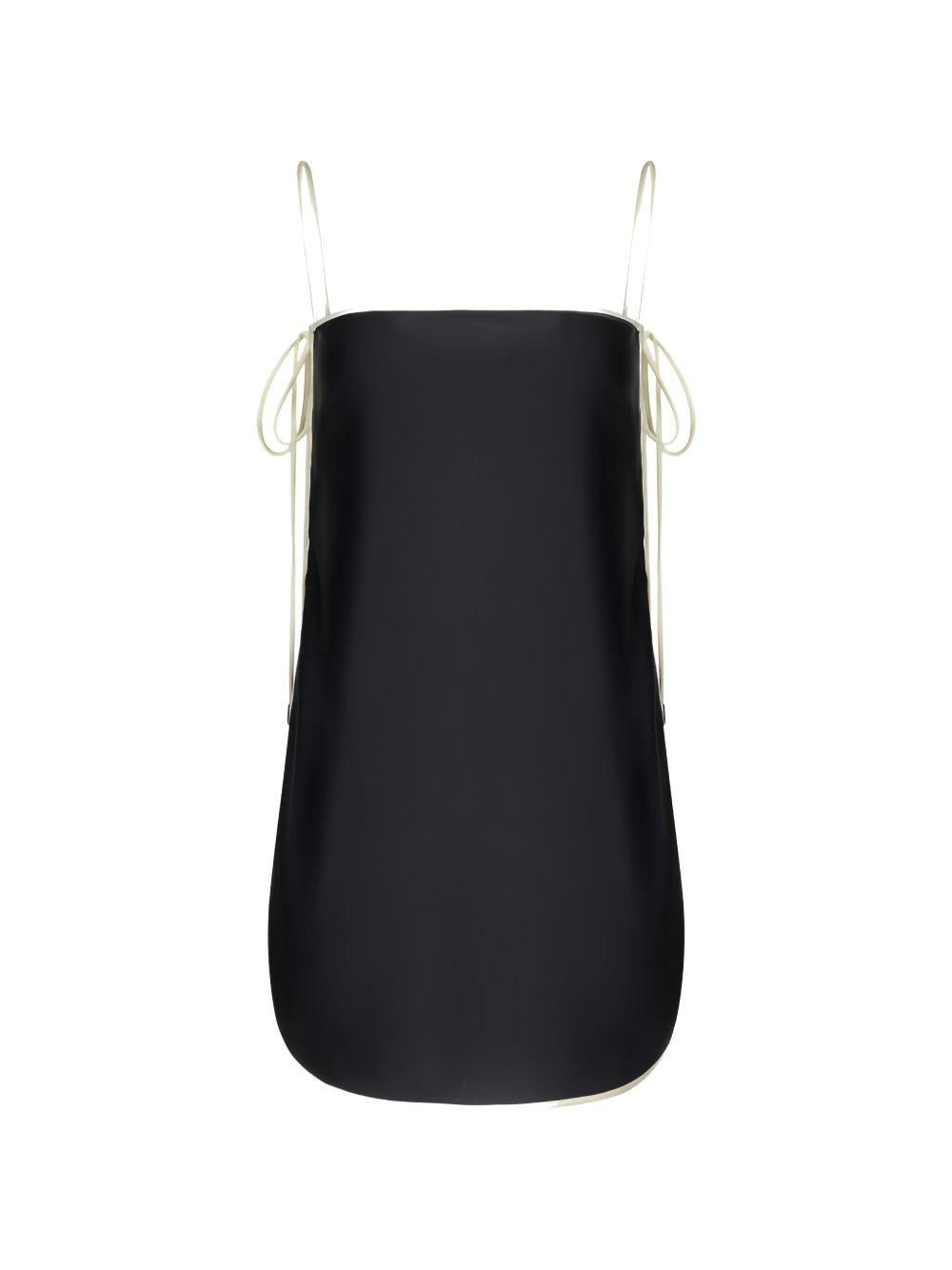 Abito mini con finitura satinata in blu Temily - donna 