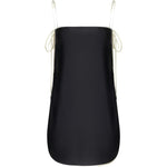 Abito mini con finitura satinata in blu Temily - donna 