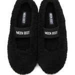 Ballerine in shearling in nero Moon boot  - donna 