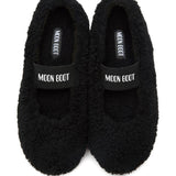 Ballerine in shearling in nero Moon boot  - donna 
