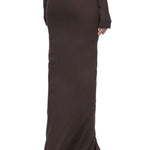 Gonna maxi regolabile in marrone Rick Owens x Moncler - donna<BR/> 