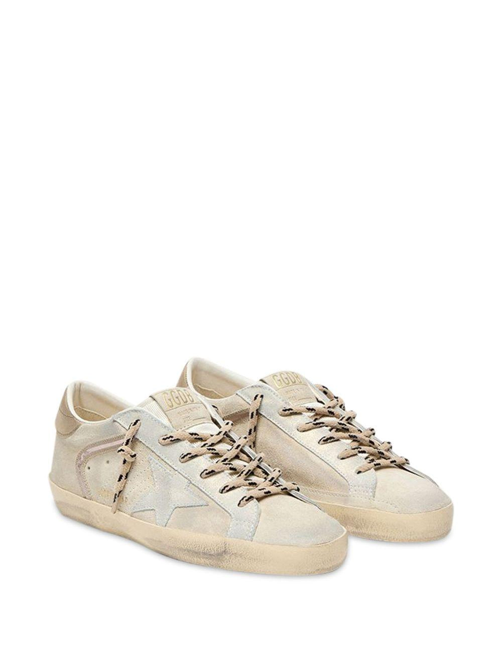 Sneakers Superstar in pelle in avorio Golden goose - donna 
