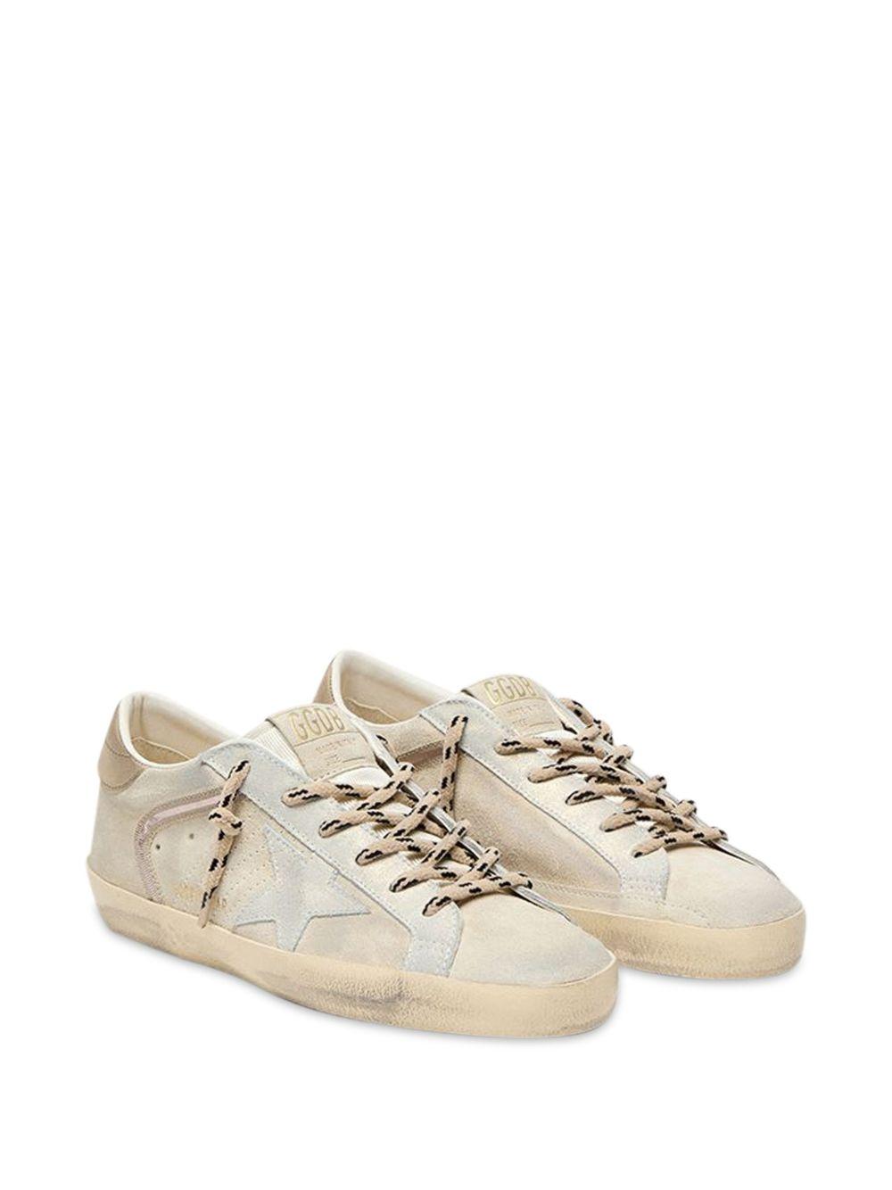 Sneakers Superstar in pelle in avorio Golden goose - donna 