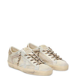 Sneakers Superstar in pelle in avorio Golden goose - donna 