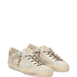 Sneakers Superstar in pelle in avorio Golden goose - donna 