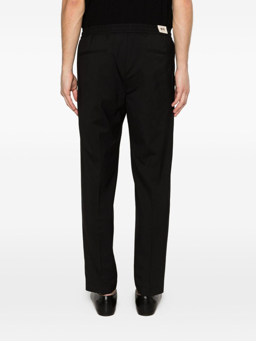 Pantaloni wimbledon con coulisse in nero Briglia 1949 - uomo 