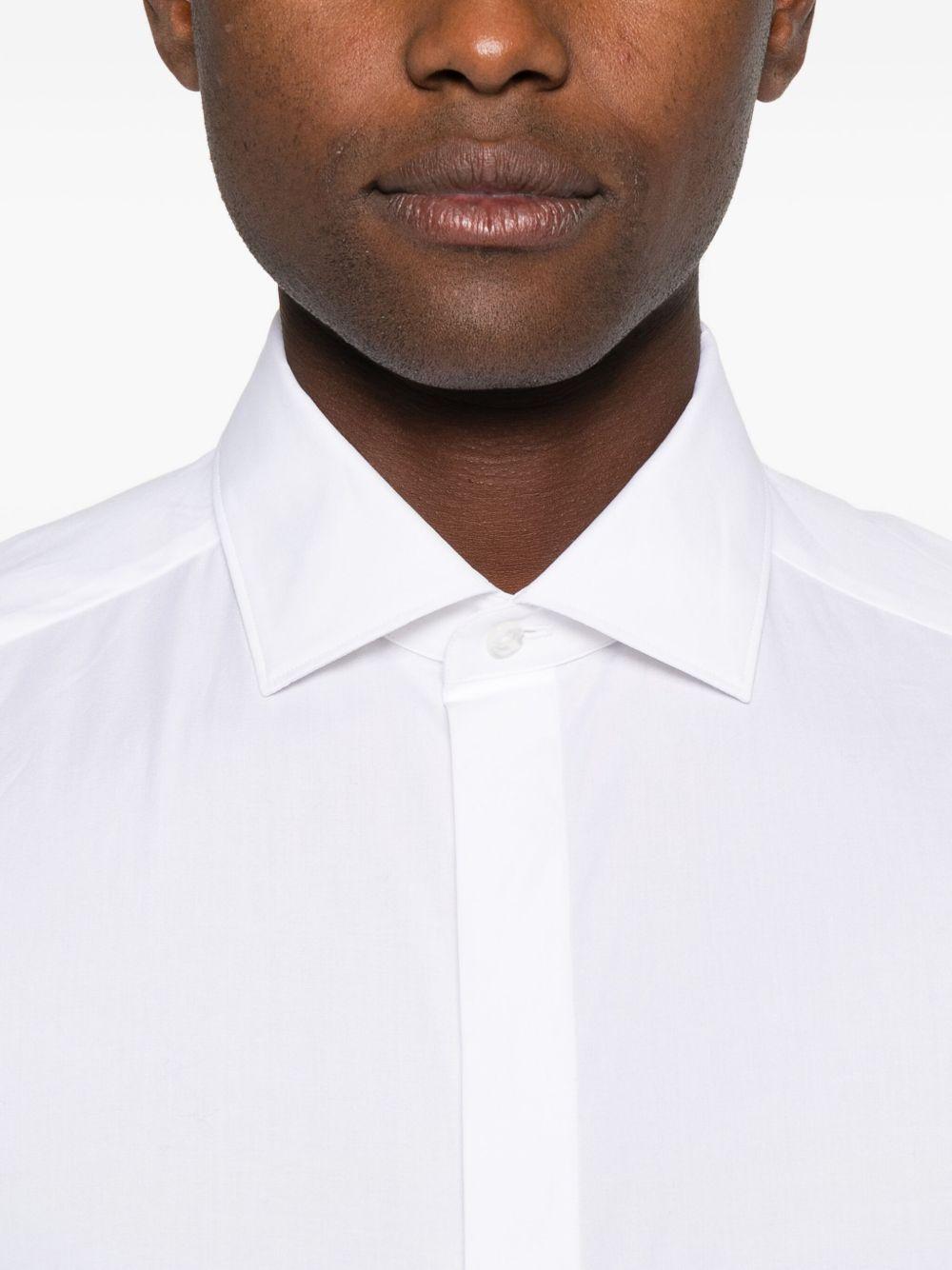 Camicia classica in bianco Zegna - uomo 