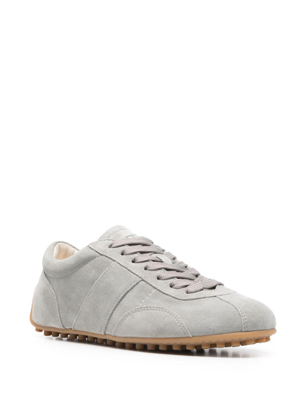 Sneakers basse in pelle in grigio Tod's - donna 