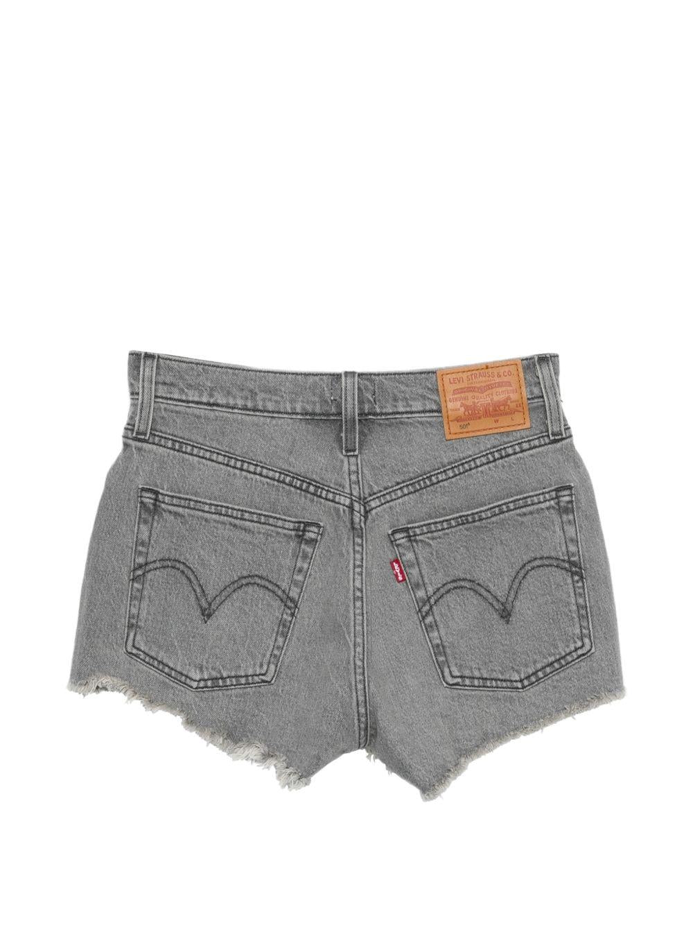 Pantaloncini sfilacciati in grigio Levi's - donna 