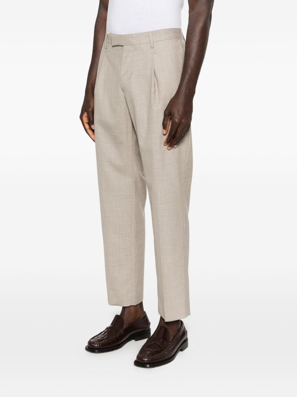 Pantaloni a pieghe Albert in beige Grayed - uomo 