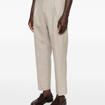 Pantaloni a pieghe Albert in beige Grayed - uomo 