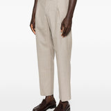 Pantaloni a pieghe Albert in beige Grayed - uomo 