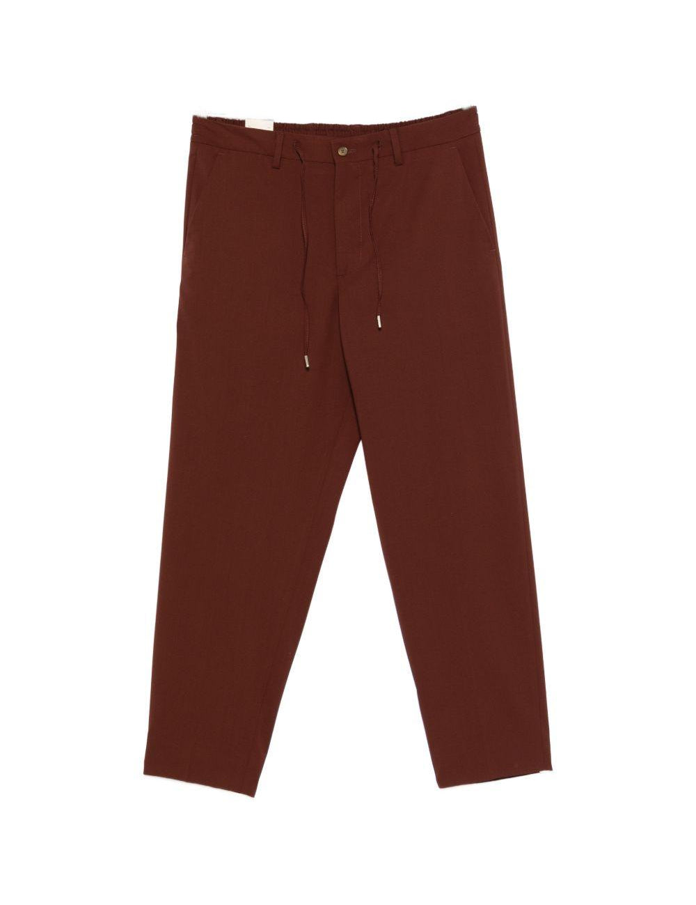 Pantaloni con coulisse covents in marrone Briglia 1949 - uomo 