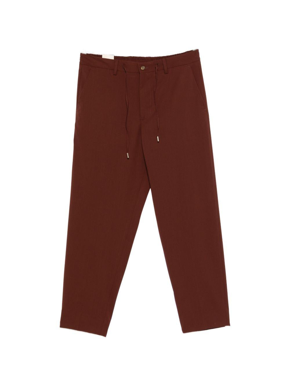 Pantaloni con coulisse covents in marrone Briglia 1949 - uomo 