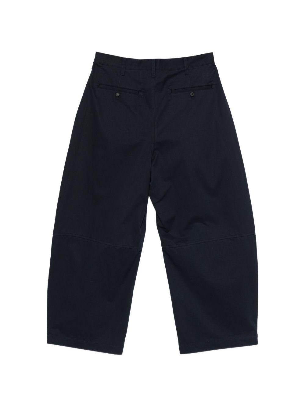Pantaloni a pieghe con pannelli in blu Comme des garcons homme - uomo 