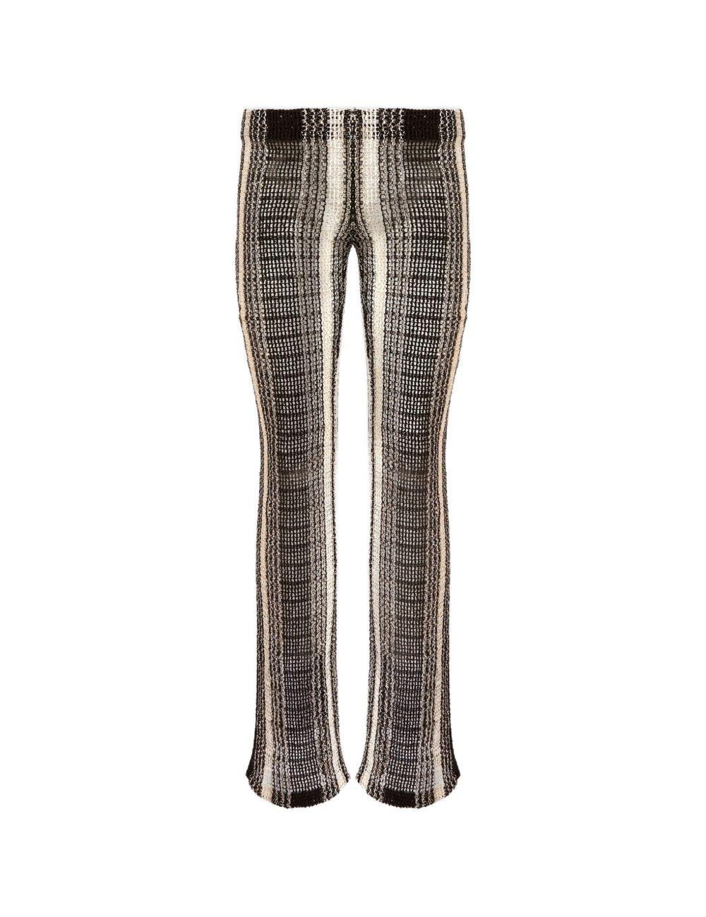 Pantaloni in maglia con paillettes multicolore Missoni - donna 