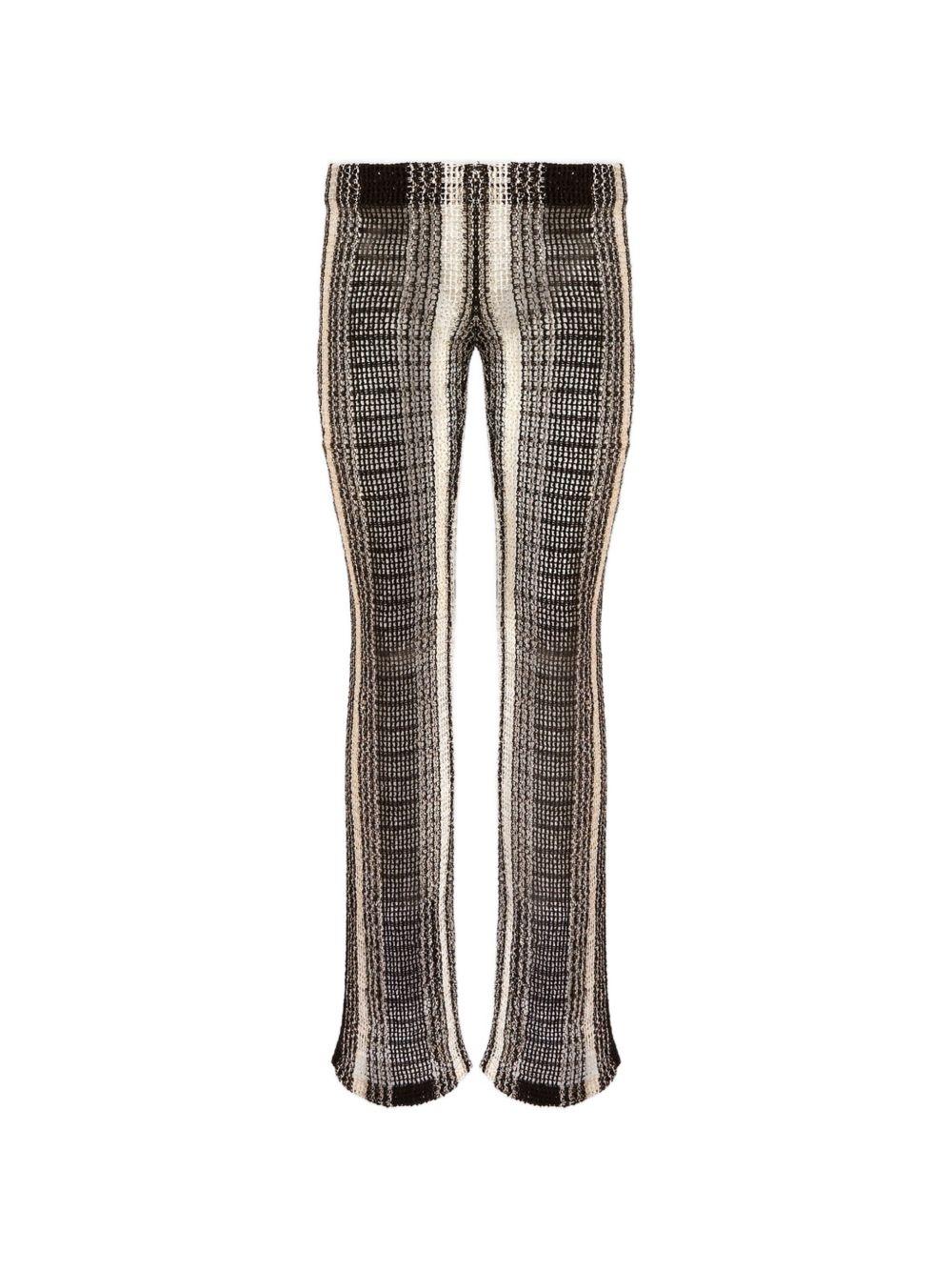 Pantaloni in maglia con paillettes multicolore Missoni - donna 