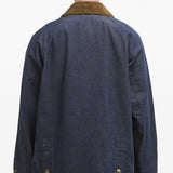 Giacca Bedale con risvolti in blu Barbour - uomo 