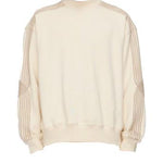 Felpa gym con applicazioni in beige Song for the mute - uomo 